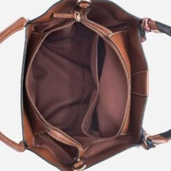 Sac à Main Cognac Avec Foulard Imprimé -Caprices Chaussures Boutique WWWERM 10693841957 3