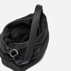 Sac à Main TEXTO Noir Nylon Matelassé -Caprices Chaussures Boutique WWWERM 10693842000 3