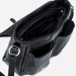 Sac Bandoulière Noir à Double Boucle -Caprices Chaussures Boutique WWWERM 10693842028 3
