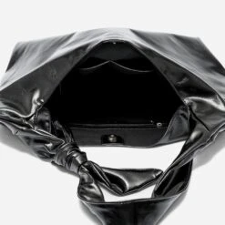 Sac à Main TEXTO Noir Glacé Souple -Caprices Chaussures Boutique WWWERM 10693860020 4