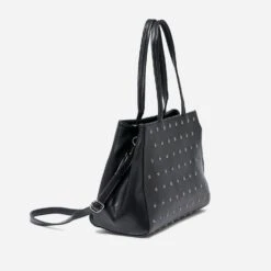 Sac Cabas TEXTO Noir Avec étoiles En Métal -Caprices Chaussures Boutique WWWERM 10693860021 2