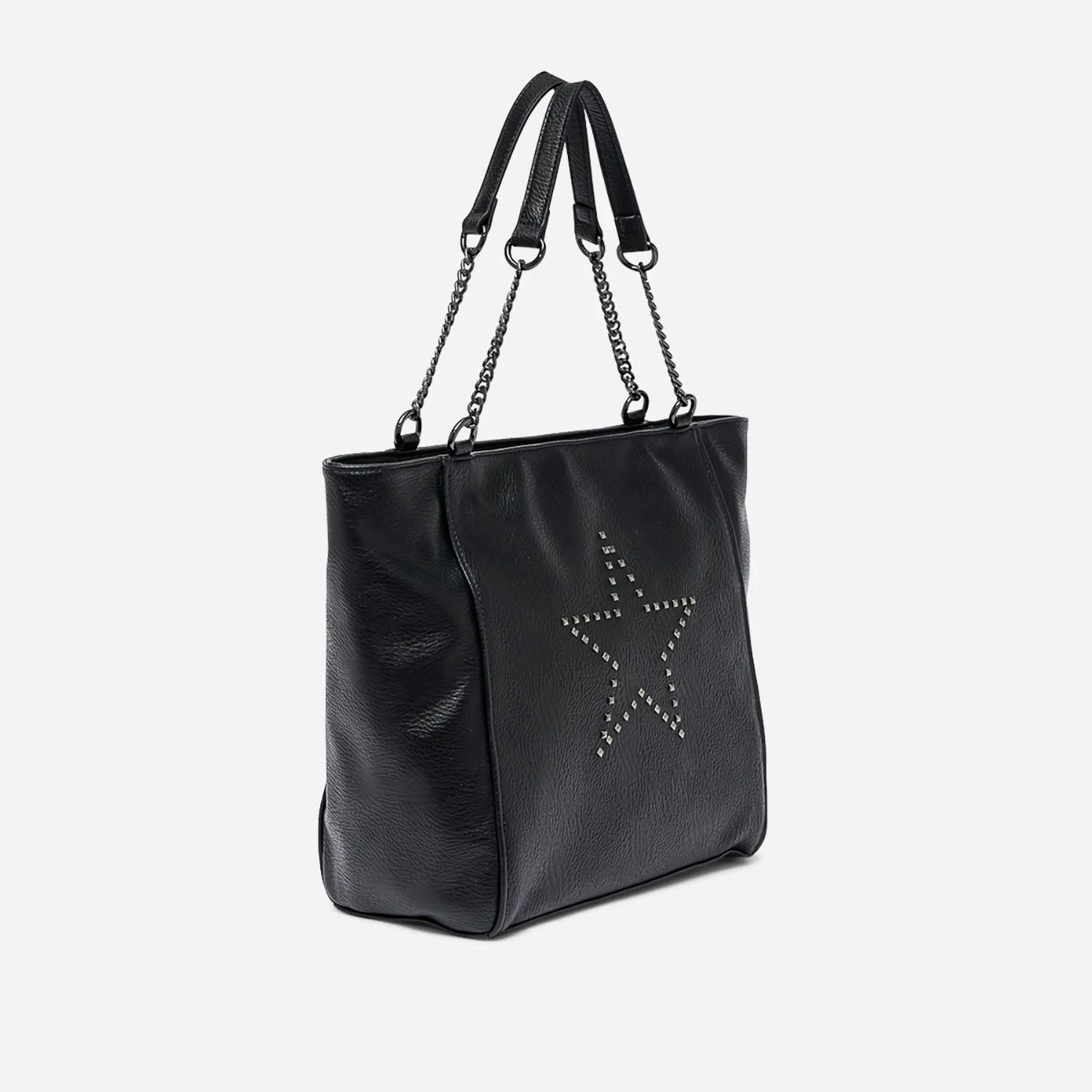 Sac Cabas TEXTO Noir à étoile Cloutée 5 Sac Cabas TEXTO Noir à étoile Cloutée – Image 3