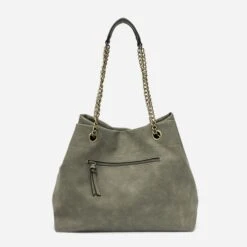 Sac Cabas TEXTO Kaki à Clous -Caprices Chaussures Boutique WWWERM 10693860026 1