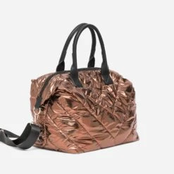 Sac TEXTO Bronze Métallisé Matelassé -Caprices Chaussures Boutique WWWERM 10693860038 2