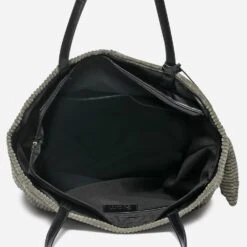 Sac Cabas Kaki En Velours Côtelé -Caprices Chaussures Boutique WWWERM 10693860040 4