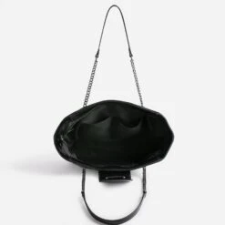 Sac Cabas TEXTO Noir Effet Matelassé -Caprices Chaussures Boutique WWWERM 10693860056 4