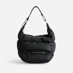 Sac TEXTO Noir Matelassé