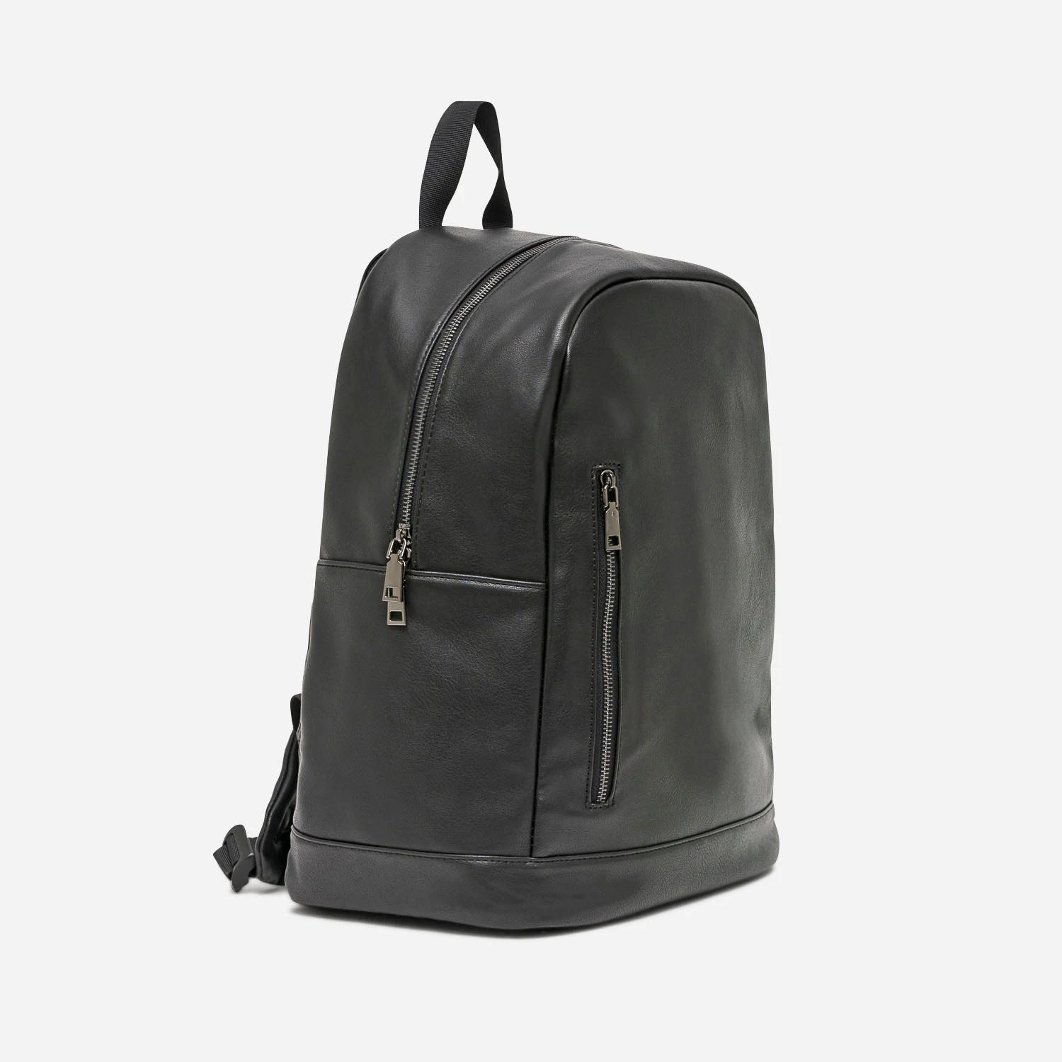 Sac à Dos Noir à Poche Zippée 5 Sac à Dos Noir à Poche Zippée – Image 3