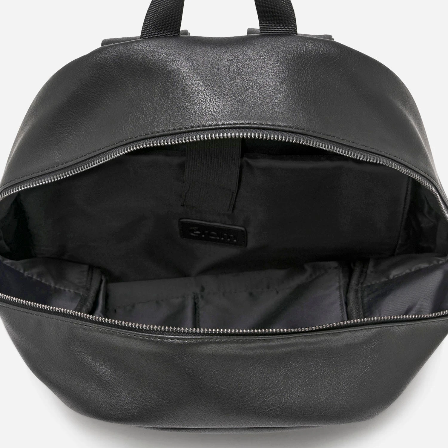 Sac à Dos Noir à Poche Zippée 7 Sac à Dos Noir à Poche Zippée – Image 5