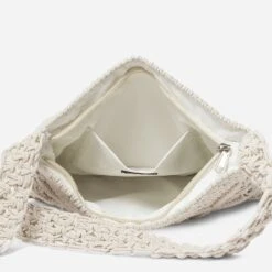 Sac Bandoulière TEXTO Beige En Macramé -Caprices Chaussures Boutique WWWERM 10699640012 4