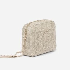 Sac Bandoulière Beige Brodé Or -Caprices Chaussures Boutique WWWERM 10699640016 2