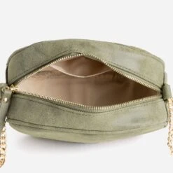 Sac Kaki à Découpes Dorées 11 Sac Kaki à Découpes Dorées -Caprices Chaussures Boutique WWWERM 10699640017 4