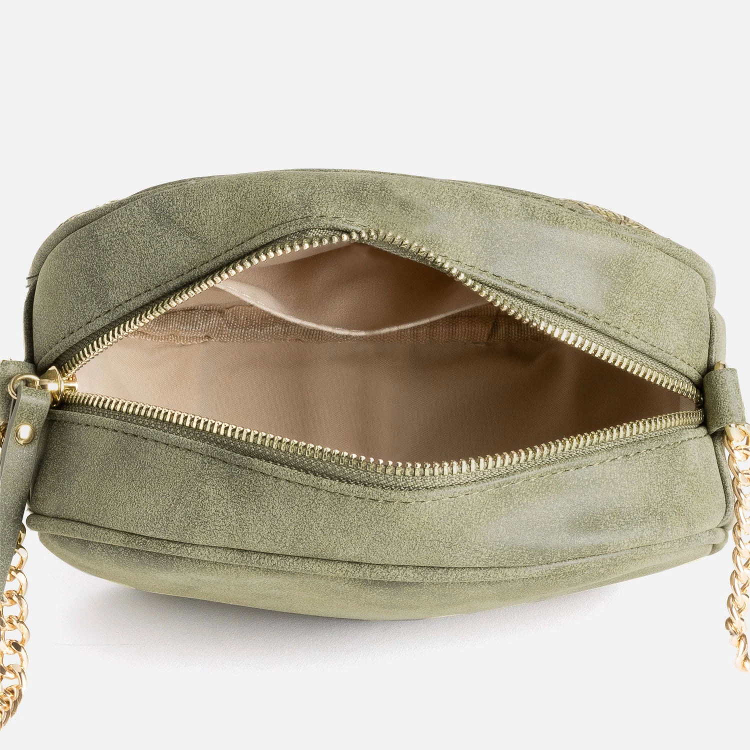 Sac Kaki à Découpes Dorées 7 Sac Kaki à Découpes Dorées – Image 5