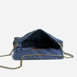 Sac Pochette Marine Papier Tressé -Caprices Chaussures Boutique WWWERM 10699640023 4