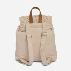 Sac à Dos Beige Avec Détails Macramé -Caprices Chaussures Boutique WWWERM 10699650116 1