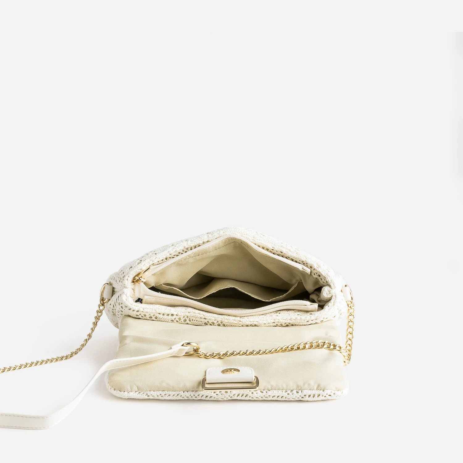 Sac à Main écru Façon Macramé 7 Sac à Main écru Façon Macramé – Image 5