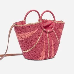 Panier TEXTO Rouge Rayé En Papier Façon Raphia 9 Panier TEXTO Rouge Rayé En Papier Façon Raphia -Caprices Chaussures Boutique WWWERM 10699660011 2