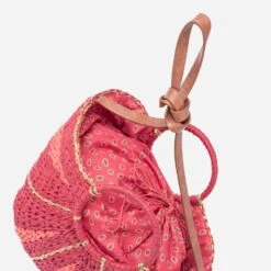 Panier TEXTO Rouge Rayé En Papier Façon Raphia 10 Panier TEXTO Rouge Rayé En Papier Façon Raphia -Caprices Chaussures Boutique WWWERM 10699660011 3