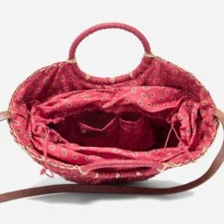 Panier TEXTO Rouge Rayé En Papier Façon Raphia 11 Panier TEXTO Rouge Rayé En Papier Façon Raphia -Caprices Chaussures Boutique WWWERM 10699660011 4