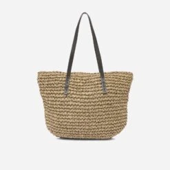 Cabas Beige Effet Raphia à Patch Noix De Coco -Caprices Chaussures Boutique WWWERM 10699660021 1