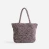 Sac Cabas Prune, Marine, écru Tressé -Caprices Chaussures Boutique WWWERM 10699660039 0