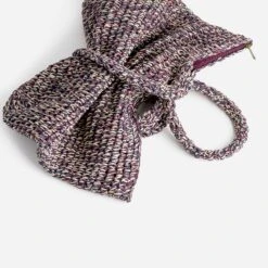 Sac Cabas Prune, Marine, écru Tressé -Caprices Chaussures Boutique WWWERM 10699660039 3