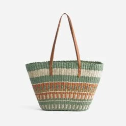 Panier Kaki, écru, Terracotta, Beige Tressé -Caprices Chaussures Boutique WWWERM 10699660040 1