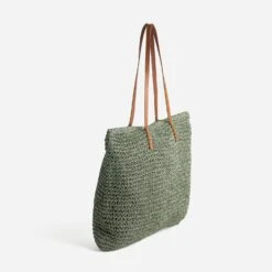 Sac Cabas Kaki Tressé 9 Sac Cabas Kaki Tressé -Caprices Chaussures Boutique WWWERM 10699660046 2