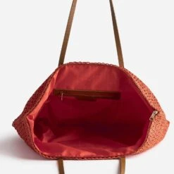 Sac Cabas Rouge Tressé -Caprices Chaussures Boutique WWWERM 10699660048 4