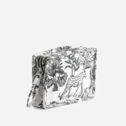 Pochette Noire Jacquard à Motif Jungle -Caprices Chaussures Boutique WWWERM 10699750032 2