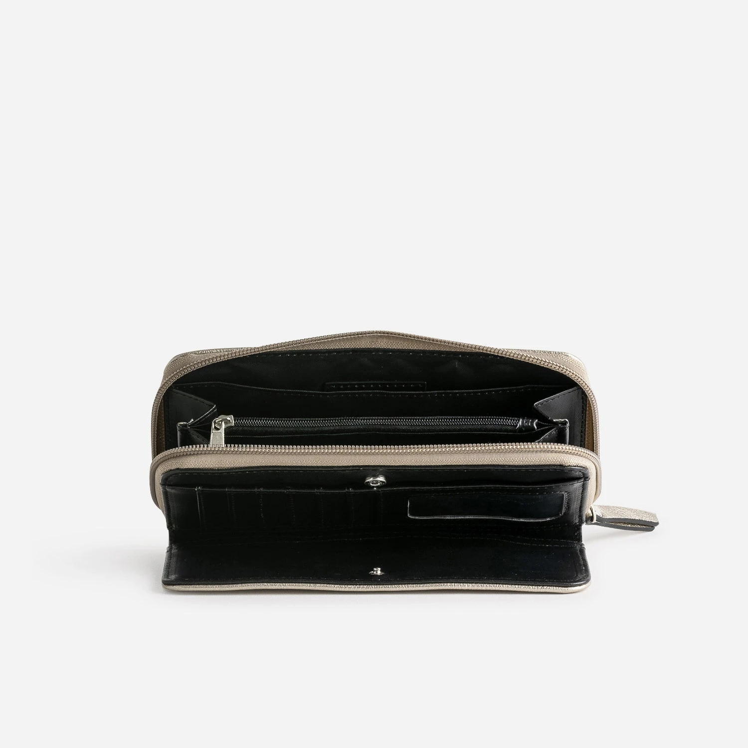 Portefeuille Taupe Métallisé 5 Portefeuille Taupe Métallisé – Image 3