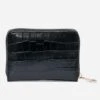 Porte-monnaie Noir Embossé Effet Croco -Caprices Chaussures Boutique WWWERM 10699750207 0