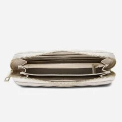 Portefeuille TEXTO Blanc Cassé Effet Matelassé -Caprices Chaussures Boutique WWWERM 10699750211 1