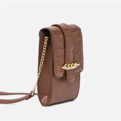 Pochette à Téléphone Cognac Avec Embossage -Caprices Chaussures Boutique WWWERM 10699750237 2
