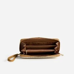 Portefeuille Beige Tressé Et Camel -Caprices Chaussures Boutique WWWERM 10699750244 2