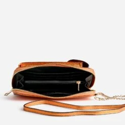 Portefeuille-sac à Portable TEXTO Orange Métallisé 11 Portefeuille-sac à Portable TEXTO Orange Métallisé -Caprices Chaussures Boutique WWWERM 10699750251 4