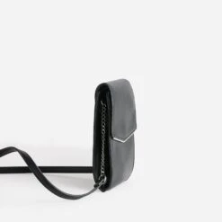 Pochette à Téléphone Noire Avec Barrette Métal -Caprices Chaussures Boutique WWWERM 10699750264 2