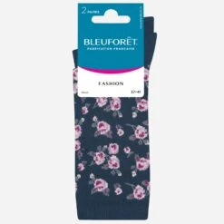 2 Paires De Chaussettes BLEUFORET Marine - 37-41