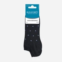 Chaussettes BLEU FORET Noires Ajourées - 37/41