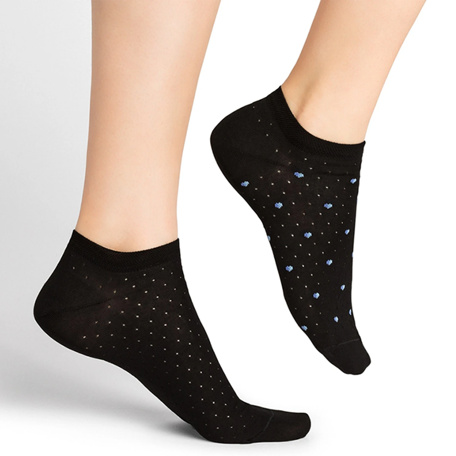 Chaussettes BLEU FORET Noires Ajourées - 37/41 4 Chaussettes BLEU FORET Noires Ajourées - 37/41 – Image 2