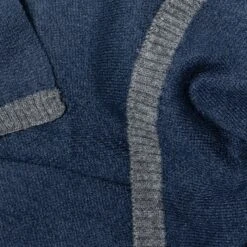 Echarpe Marine Bordée Gris -Caprices Chaussures Boutique WWWERM 10792410023 1