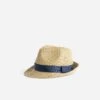 Chapeau Beige En Paille Avec Galon Marine 2 Chapeau Beige En Paille Avec Galon Marine -Caprices Chaussures Boutique WWWERM 10792440030 0