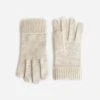 Gants Beige En Tricot Lurex -Caprices Chaussures Boutique WWWERM 10793870024 0