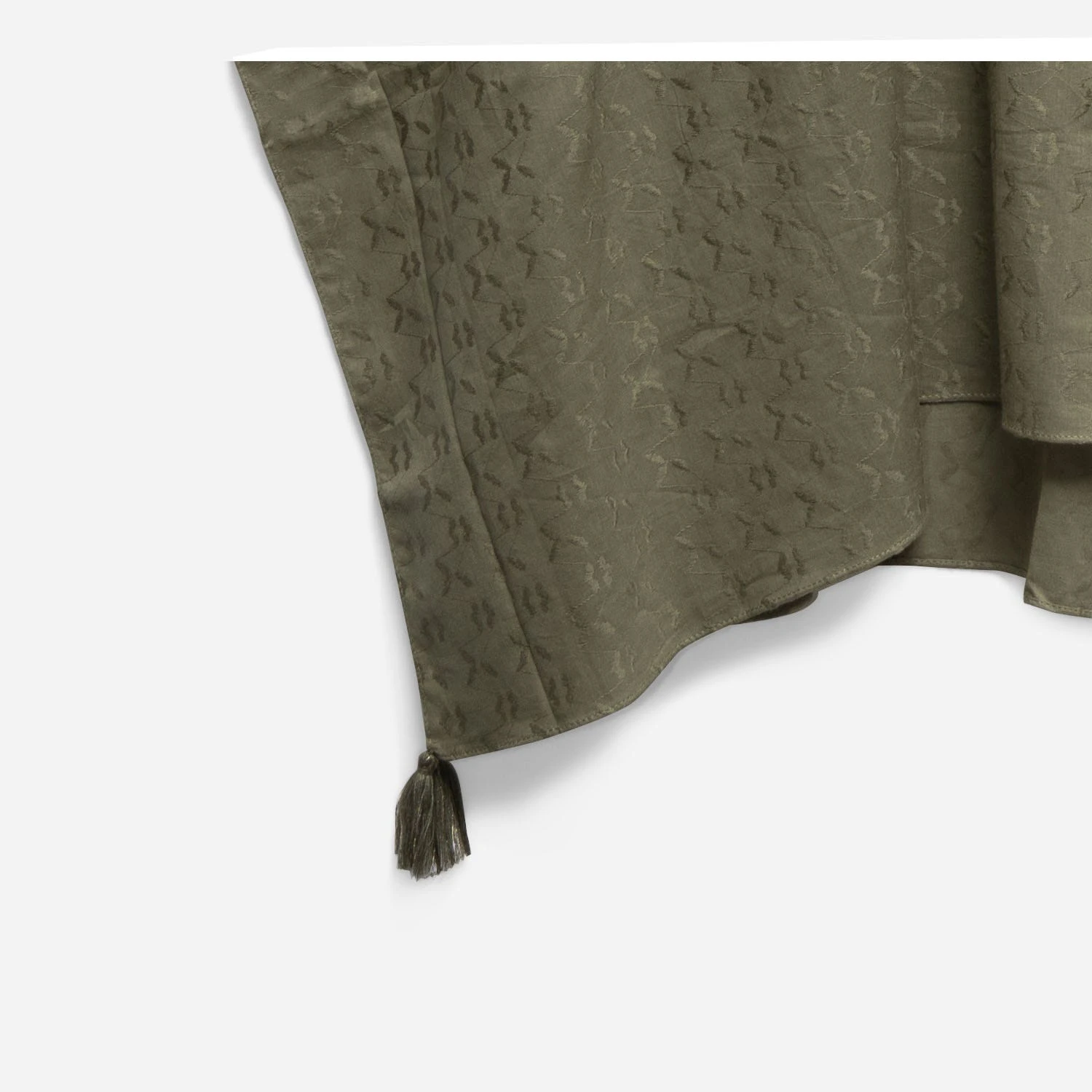 Tunique Kaki Brodée 4 Tunique Kaki Brodée – Image 2