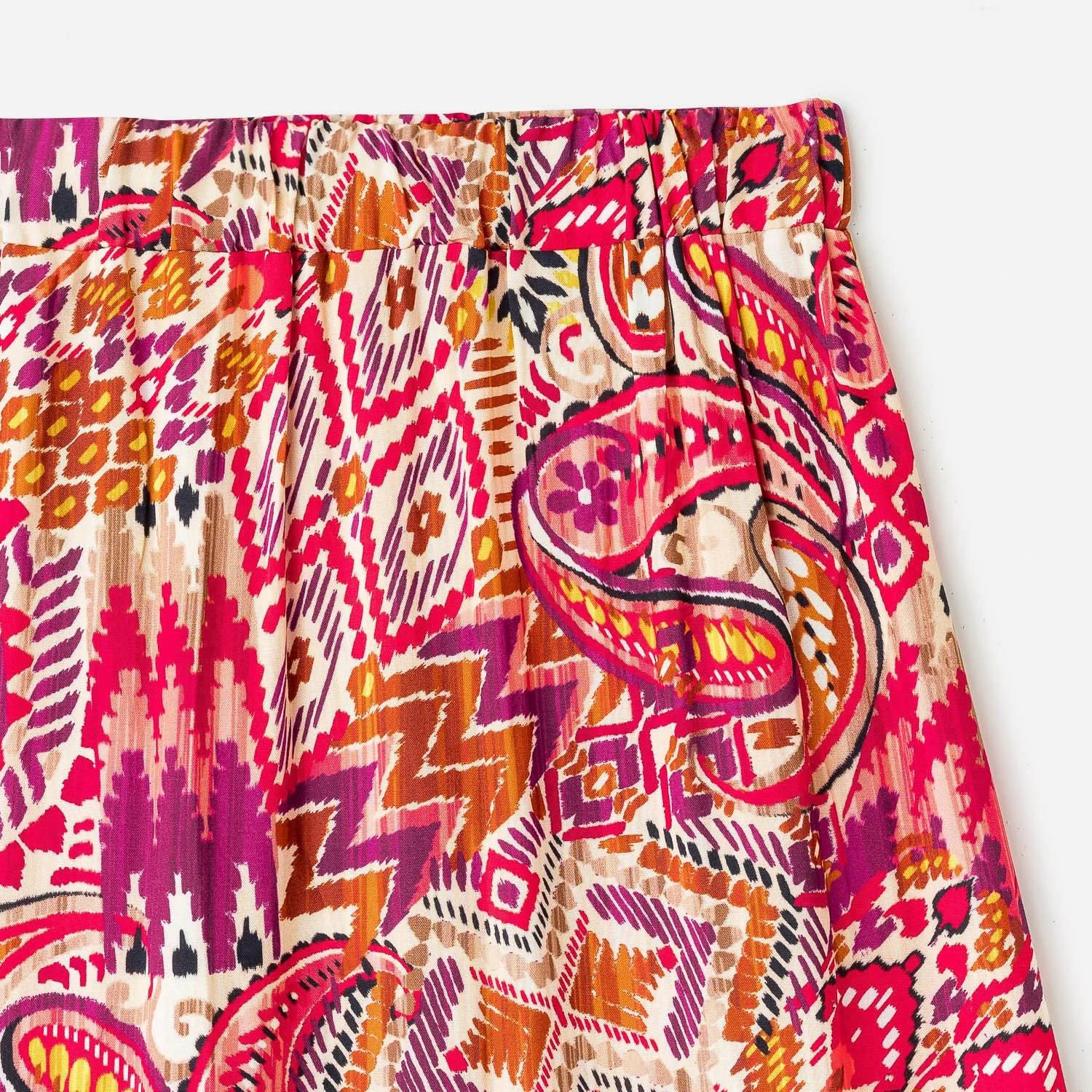 Jupe Longue écrue à Motif Ikat 5 Jupe Longue écrue à Motif Ikat – Image 3