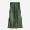 Jupe Longue TEXTO Kaki Plissée -Caprices Chaussures Boutique WWWERM 10798810009 0