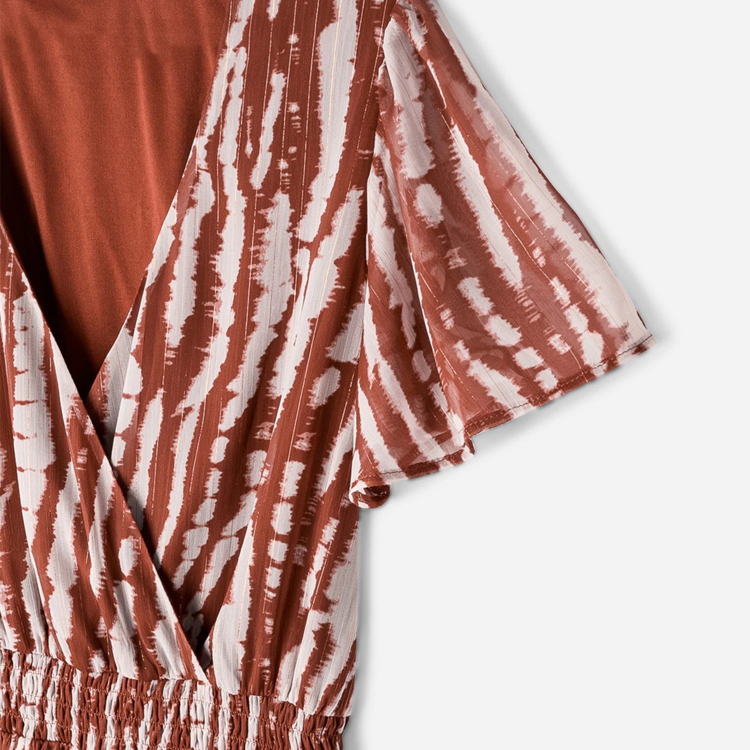 Robe TEXTO Camel Imprimé Ethnique 5 Robe TEXTO Camel Imprimé Ethnique – Image 3