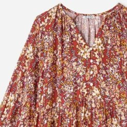 Robe TEXTO Rouille à Imprimé Fleuri 7 Robe TEXTO Rouille à Imprimé Fleuri -Caprices Chaussures Boutique WWWERM 10798820020 2