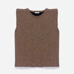 Top TEXTO Lurex Cuivré Avec épaulettes
