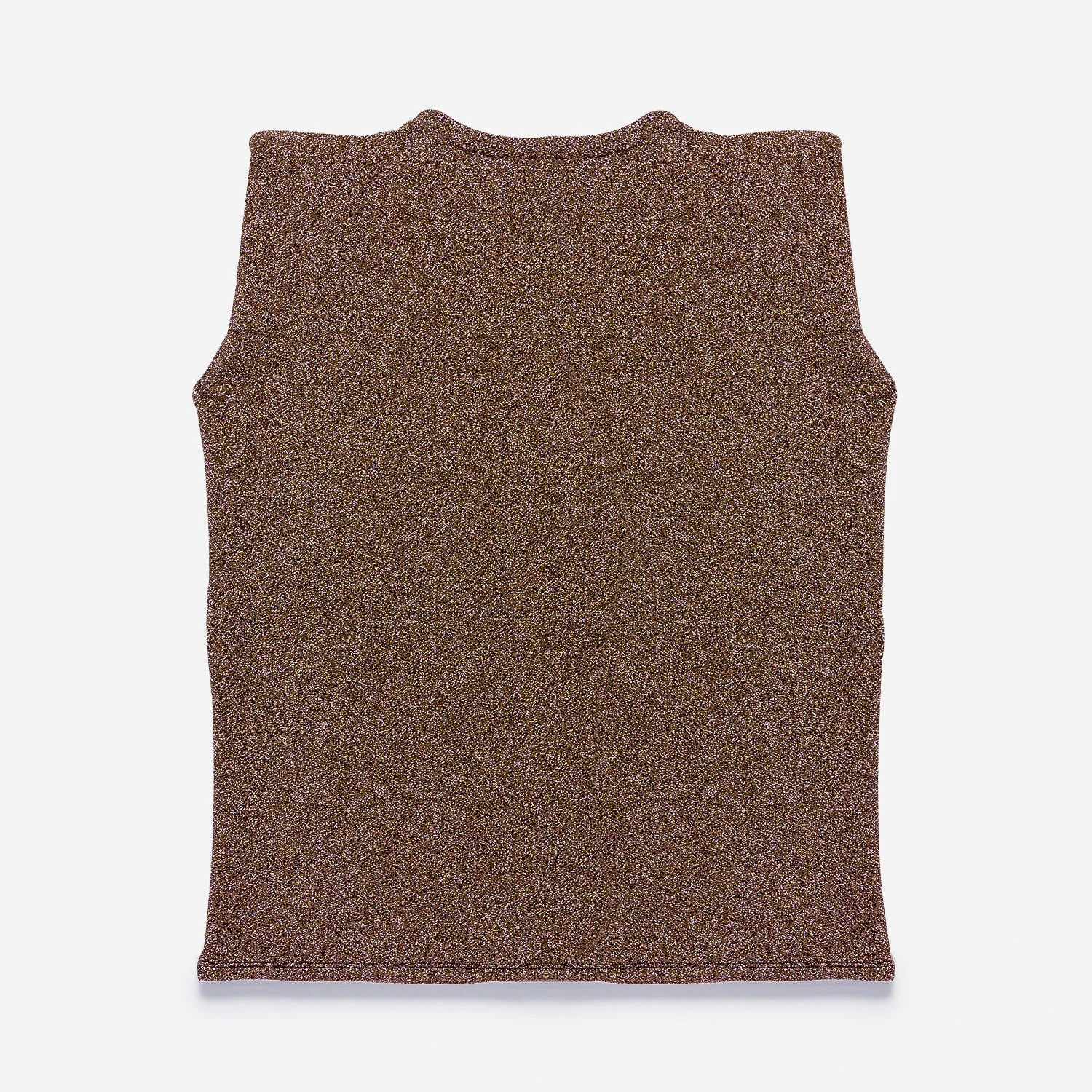 Top TEXTO Lurex Cuivré Avec épaulettes 4 Top TEXTO Lurex Cuivré Avec épaulettes – Image 2